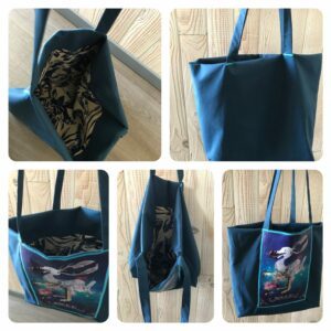 Tote Bag imprimé Dodosaure, chimère
